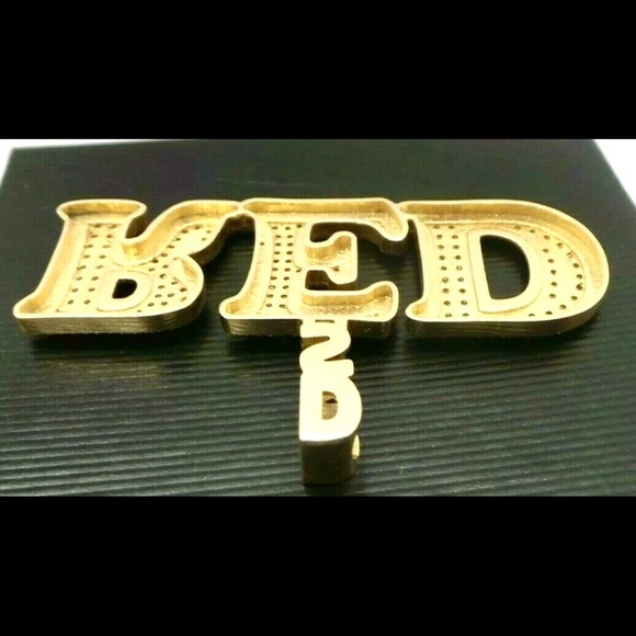 14K GOLD 7.0 tcw Diamond Custom DS RED INITIAL NAMEPLATE PENDANT One of a kind! - Picture 13 of 13